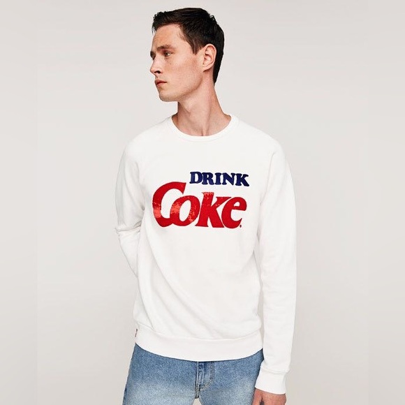 Zara Coca Cola Sweatshirt size L - Picture 3 of 9